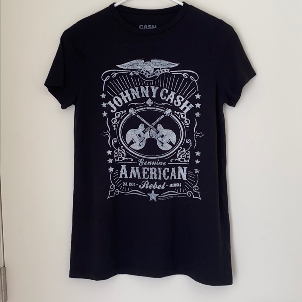 Black Johnny Cash T-shirt